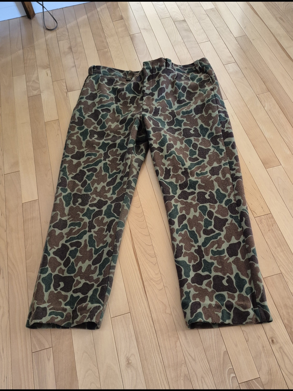 L.L. Bean Guide Wool   Camouflage Pants